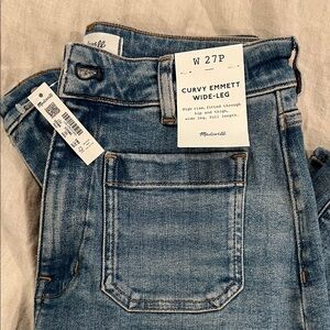 Madewell Curvy Emmett Wide-Leg Jeans
